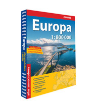 Europa Atlas Samochodowy 1:800 000  2026/2027 - zbiorowa praca - książka