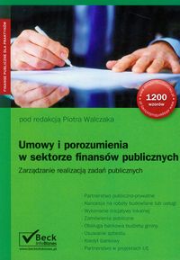 Umowy i porozumienia w sektorze finansów publicznych -  - książka