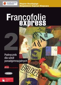 Francofolie express 2 Podręcznik z płytą CD - Supryn-Klepcarz Magdalena, Boutegege Regine - książka