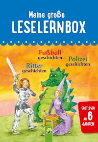 Meine große Leselernbox: Rittergeschichten, Fußballgeschichten, Polizeigeschichten - Carola von Kessel - ebook