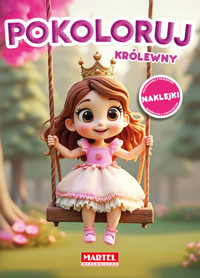 Pokoloruj królewny. Kolorowanka z naklejkami - Maciej Ratajczyk - książka