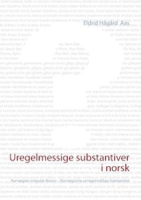 Uregelmessige substantiver i norsk - Eldrid Hågård Aas - ebook