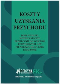 Koszty uzyskania przychodów -  - książka