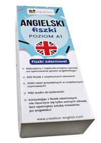 Angielski fiszki zdaniowe Poziom A1 - Paweł Dwornik - książka