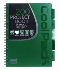 Coolpack, Kołobrulion A4 Project Book - Green (94047CP) -  - książka