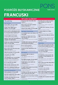 Francuski Podróże błyskawicznie -  - książka