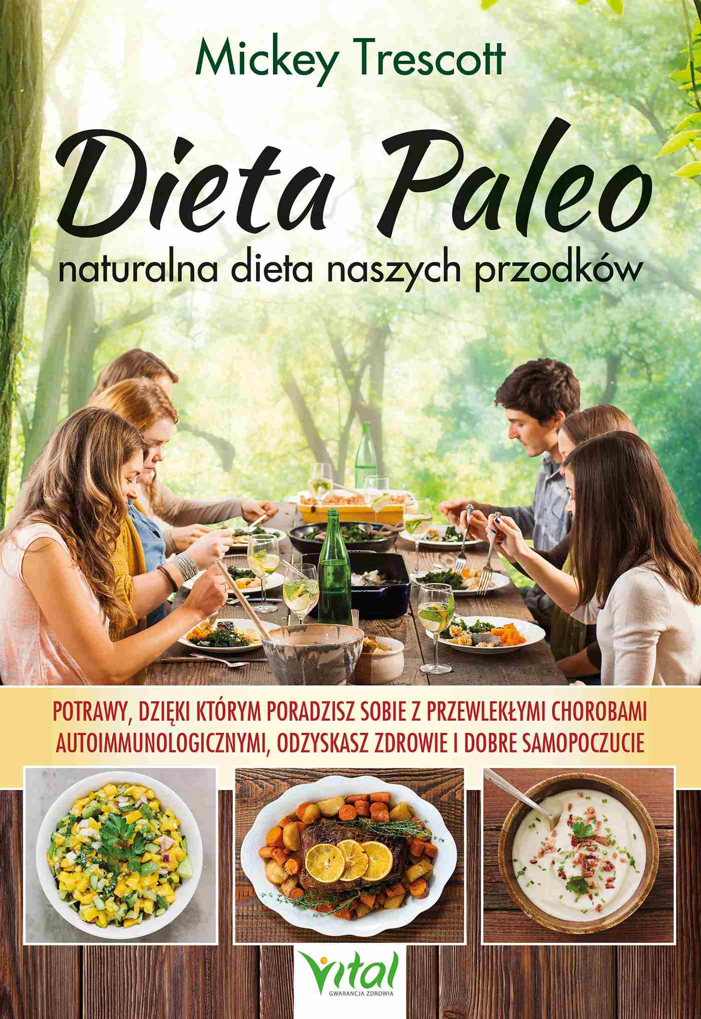 Okładka:Dieta Paleo – naturalna dieta naszych przodków. 