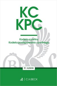 KC KPC Kodeks cywilny Kodeks postępowania cywilnego Edycja Sędziowska -  - książka