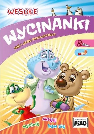 Wesołe wycinanki. Miś i jego przyjaciele - zbiorowa praca - książka
