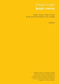 Język rzeczy - Deyan Sudjic - książka