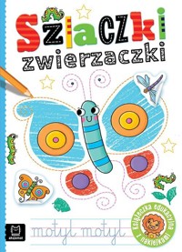 Szlaczki zwierzaczki. Edukacyjna książeczka z naklejkami - Anna Podgórska - książka