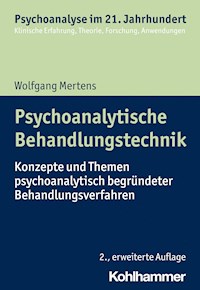 Psychoanalytische Behandlungstechnik - Wolfgang Mertens - ebook