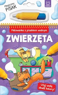 Malowanka z pisakiem wodnym Zwierzęta -  - książka