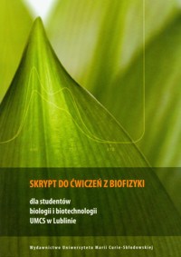 Skrypt do ćwiczeń z biofizyki -  - książka