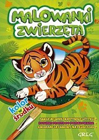 Malowanki - zwierzęta (z naklejkami) - zbiorowa praca - książka