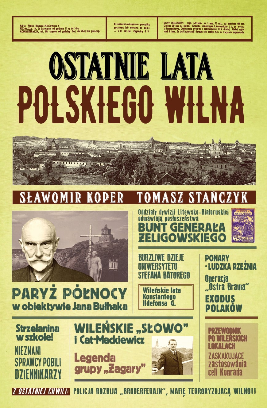 Okładka:Ostatnie lata polskiego Wilna 
