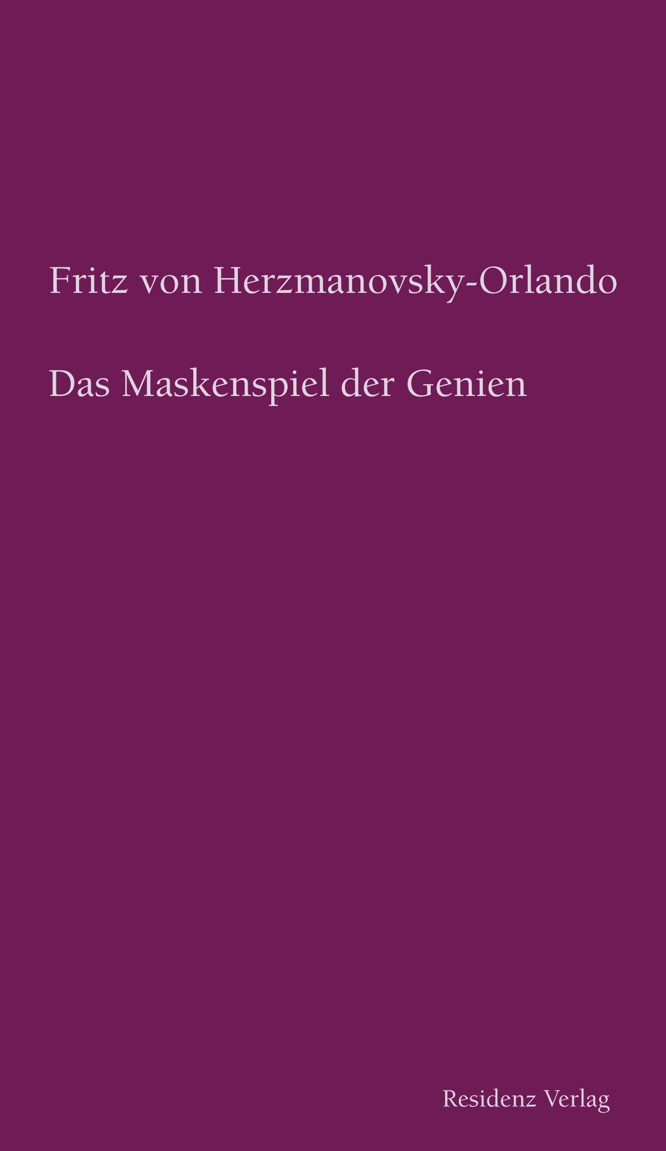 Das Maskenspiel der Genien