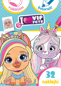 I love my VIP Pets. Naklejam i koloruję -  - książka