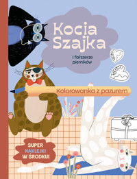 Kocia Szajka i fałszerze pierników. Kolorowanka z pazurem - Agata Romaniuk - książka
