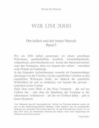 Wir um 2000 -  Band 2 - Heinrich Werner - ebook