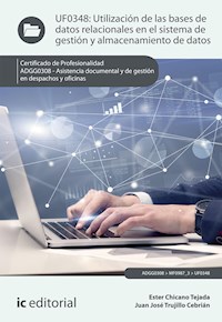 Utilización de las bases de datos relacionales en el sistema de gestión y almacenamiento de datos. ADGG0308 - Ester Chicano Tejada - ebook