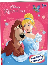 Disney Księżniczka Kolorowanka z naklejkami -  - książka