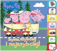 Peppa Pig Książka z registrami Szybko, szybciej, najszybciej! -  - książka