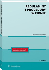 Regulaminy i procedury w firmie - Marciniak Jarosław - książka