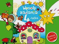 Wesołe zadania 4-latka Naklejaj i baw się! - Lekan Elżbieta - książka