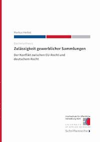 Zulässigkeit gewerblicher Sammlungen - Markus Herbst - ebook