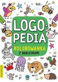 Logopedia kolorowanka z naklejkami 4 -  - książka