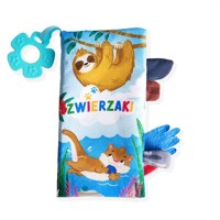 Zwierzaki. Książeczka sensoryczna - Monika Ślizowska - książka