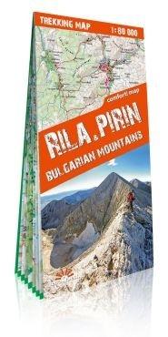 Riła i Piryn, Góry Bułgarii. Trekking Map w skali 1:80 000 (laminowana) - zbiorowa praca - książka