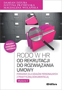 RODO w HR - Dziuba Damian, Przybylska Justyna, Wolańska Magdalena - książka