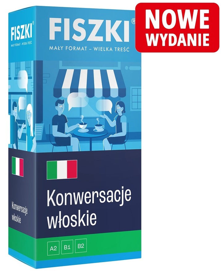 Włoski. Fiszki. Konwersacje włoskie. Poziom A2/B1/B2 - zbiorowa praca - książka