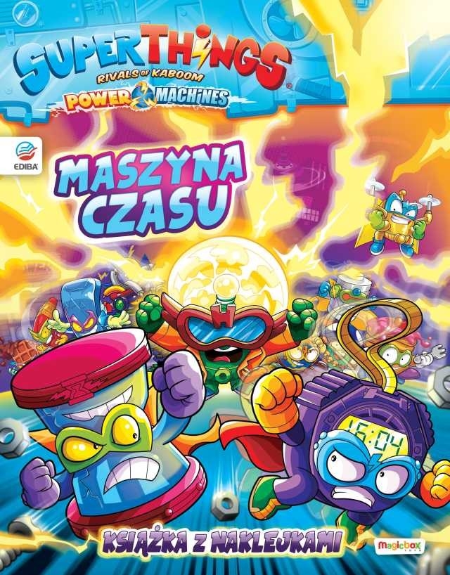 SuperThings Power Machines. Książka z naklejkami - zbiorowa praca - książka