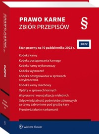 Kodeks karny. Kodeks postępowania karnego. Kodeks karny wykonawczy. Kodeks wykroczeń. Kodeks postępowania w sprawach o wykroczenia. Kodeks karny skarb -  - książka