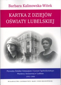Kartka z dziejów oświaty lubelskiej - Kalinowska-Witek Barbara - książka