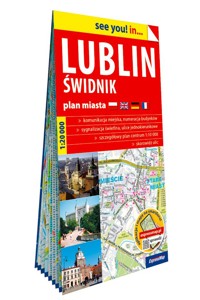 Lublin, Świdnik. Plan miasta w skali 1:20 000 - zbiorowa praca - książka