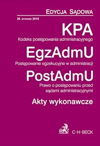 Kodeks postępowania administracyjnego Postępowanie egzekucyjne w administracji -  - książka