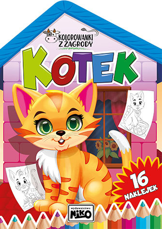 Kotek. Kolorowanki z zagrody - Artur Rajch - książka