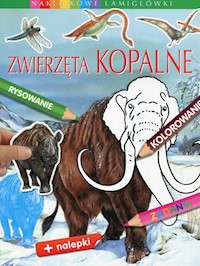 Zwierzęta kopalne Naklejkowe łamigłówki - Beaumont Emilie - książka
