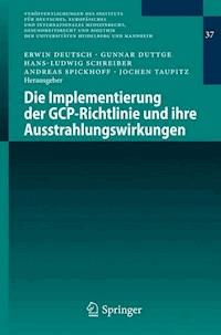 Die Implementierung der GCP-Richtlinie und ihre Ausstrahlungswirkungen -  - ebook