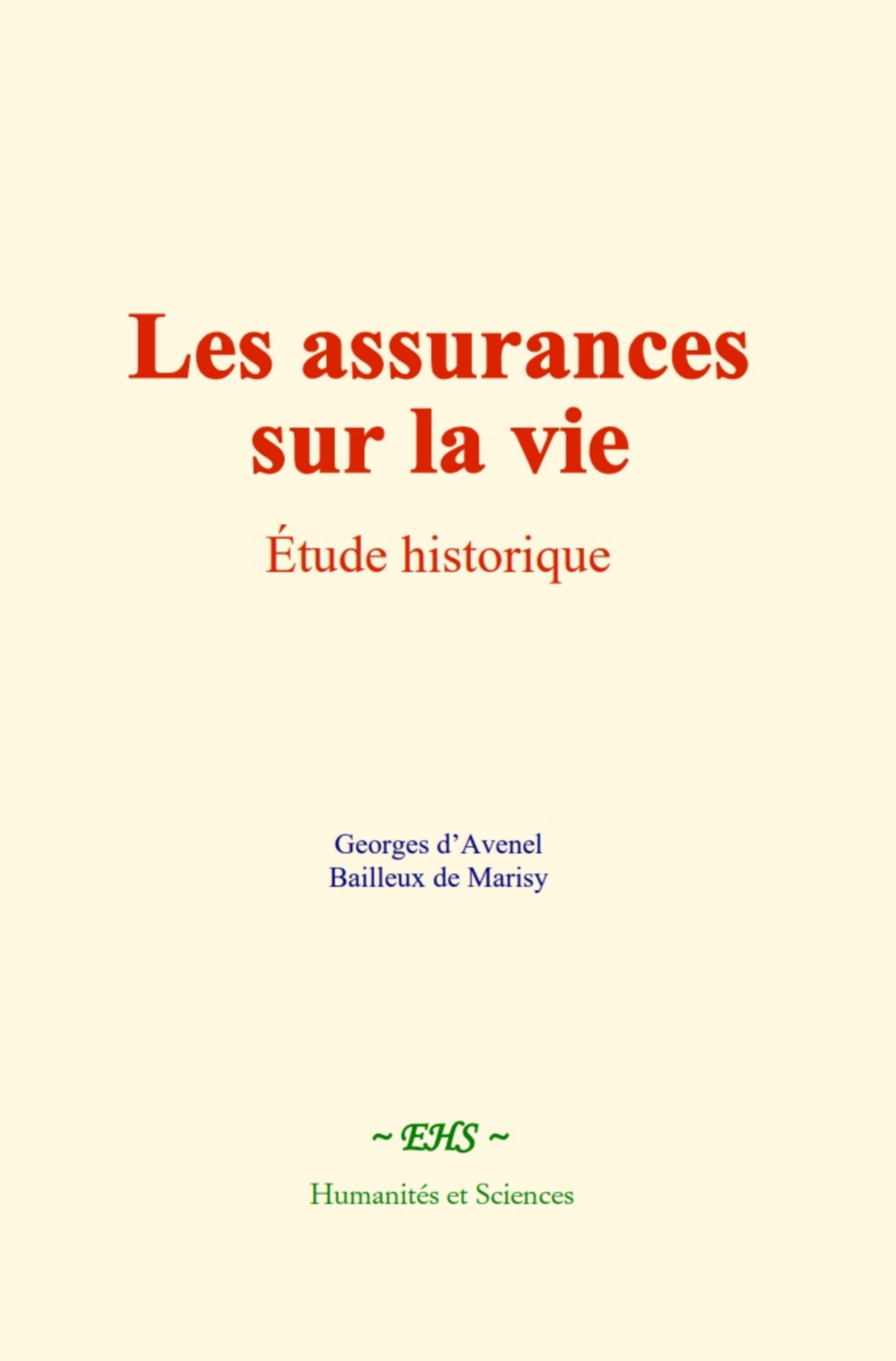 Les assurances sur la vie