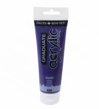 Farba akrylowa Graduate Acrylic 120ml - violet (D 123 150 PV23) -  - książka