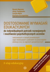 Dostosowanie wymagań edukacyjnych Etap 2 - Tanajewska Alicja, Naprawa Renata, Mach Cecylia, Szczepańska Krystyna - książka