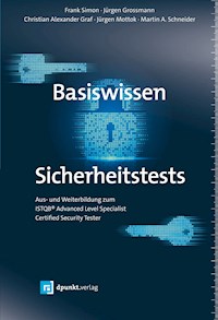 Basiswissen Sicherheitstests - Frank Simon - ebook