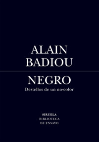 Negro - Alain Badiou - ebook
