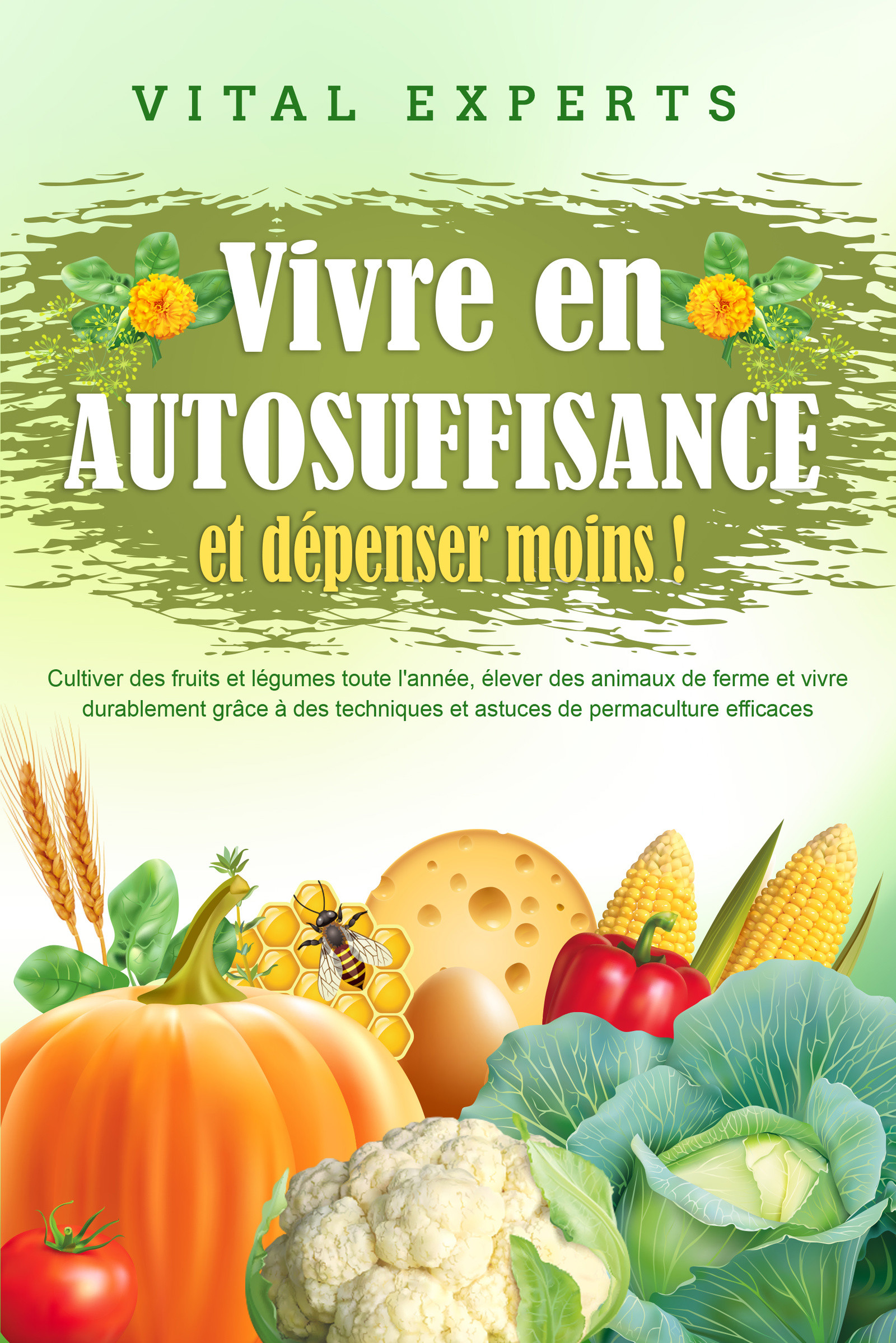 Vivre en AUTOSUFFISANCE et dépenser moins !: Cultiver des fruits et légumes toute l'année, élever des animaux de ferme et vivre durablement grâce à...