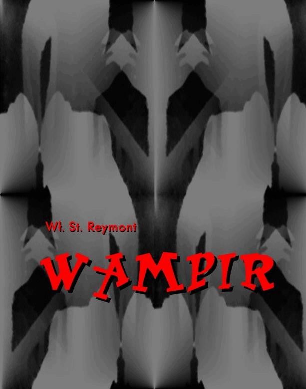 Okładka:Wampir - powieść grozy 